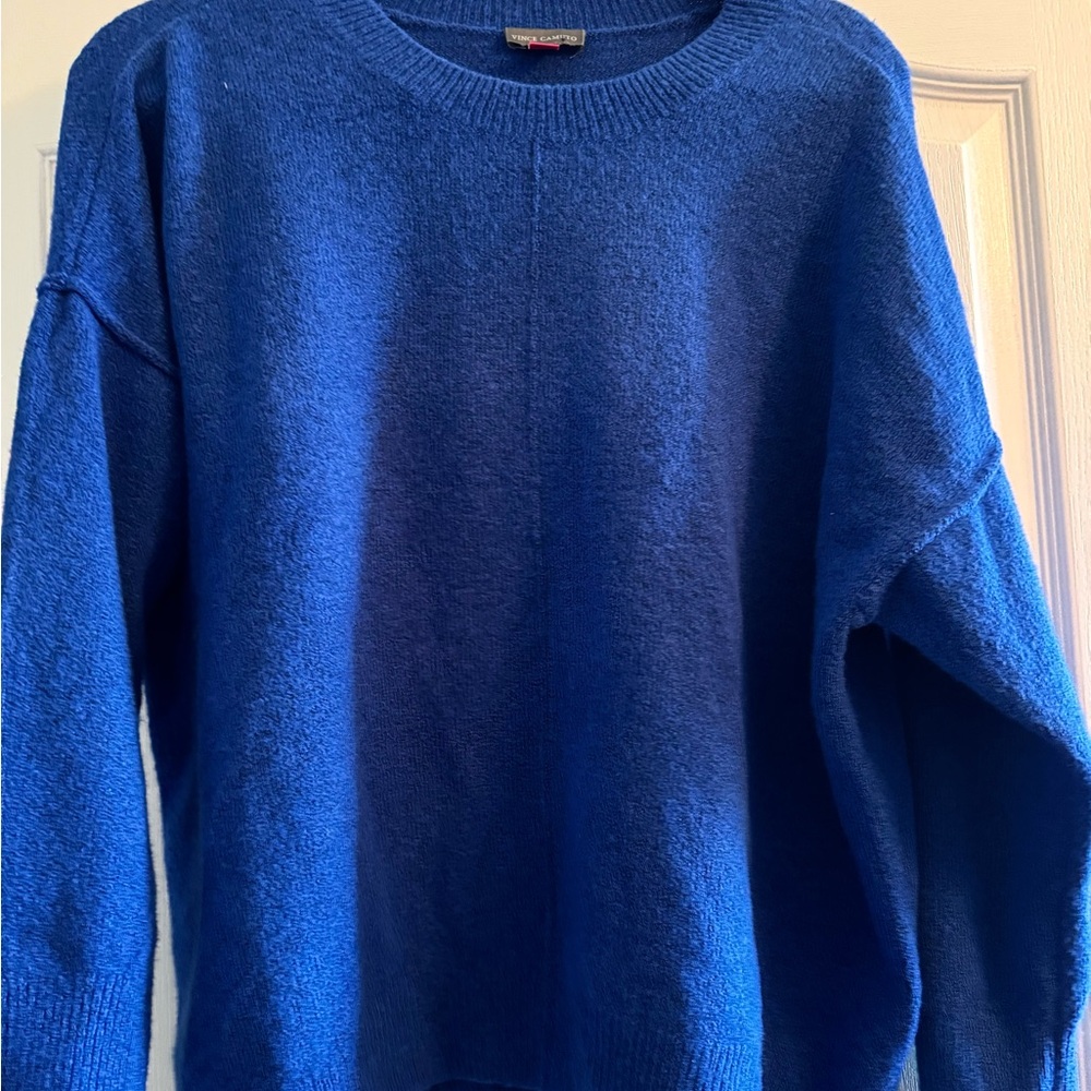 Vince Camuto Blue Crew Neck Sweater